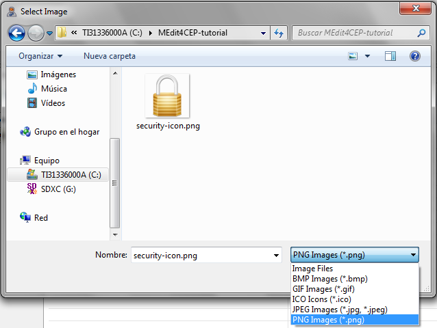 Image path event